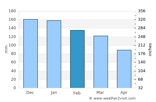 Anayazı average rain in February