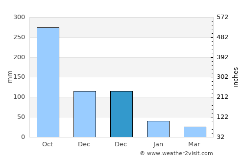Aplaya average rain in December