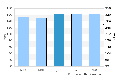 Arroyo del Medio average rain in January