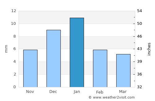 Ash Shuhadā’ average rain in January