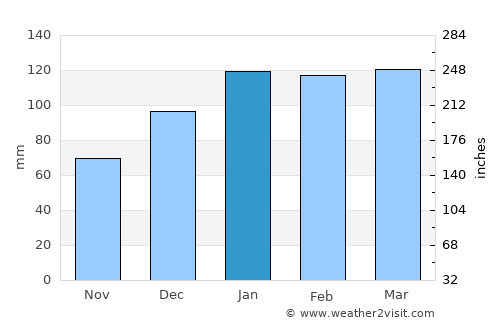 Ashburn average rain in January