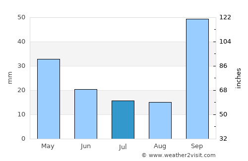 Astolfo Dutra average rain in July