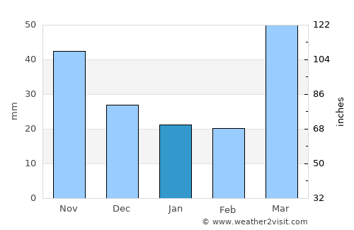 Austin average rain in January