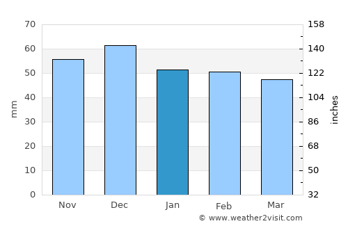 Avram Iancu average rain in January