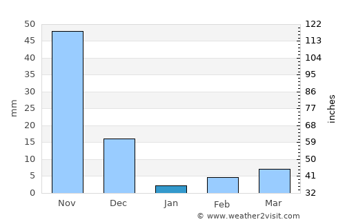 Bāgepalli average rain in January
