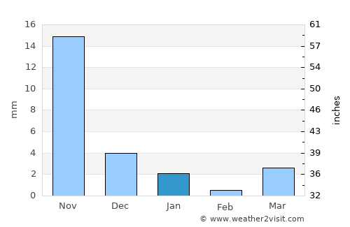 Bāgh average rain in January