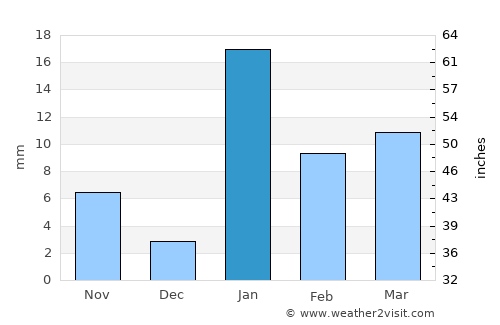 Bar Bigha average rain in January