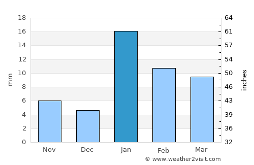 Barauli average rain in January