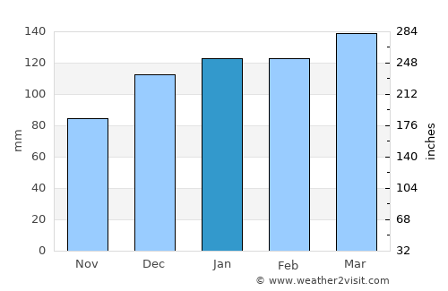 Barnesville average rain in January