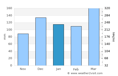 Bashanet average rain in January