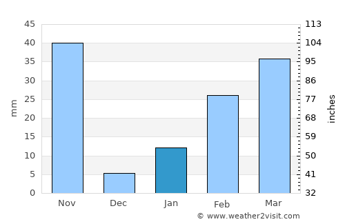 Bāsudebpur average rain in January