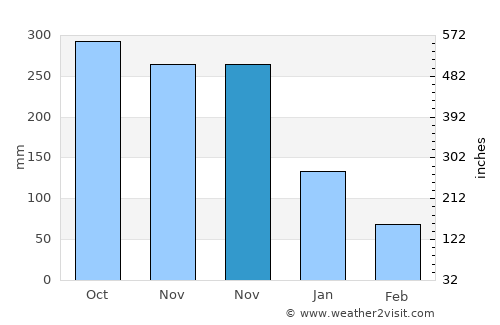 Bayas average rain in November