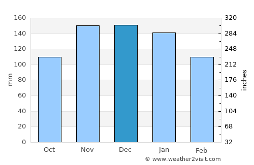 Bellingham average rain in December