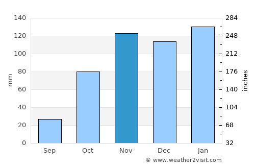 Bethal average rain in November