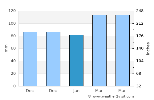 Beytüşşebap average rain in January