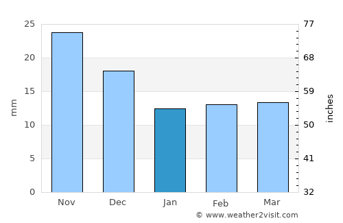 Bhainsdehi average rain in January