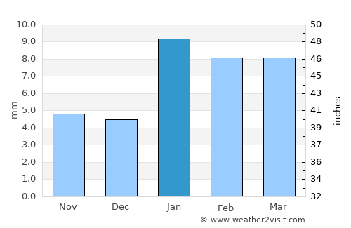 Bhasāwar average rain in January