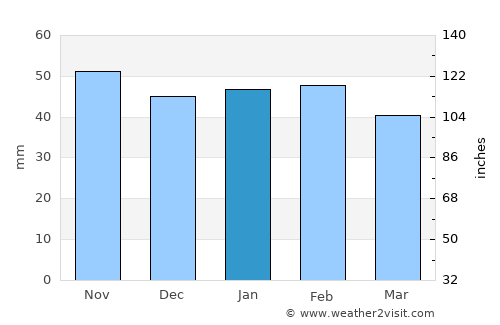 Big Coppitt Key average rain in January