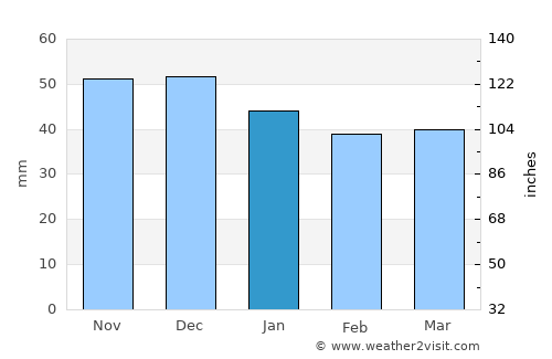 Bingen am Rhein average rain in January