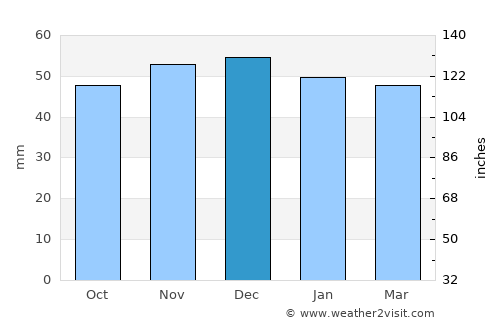 Bingham average rain in December