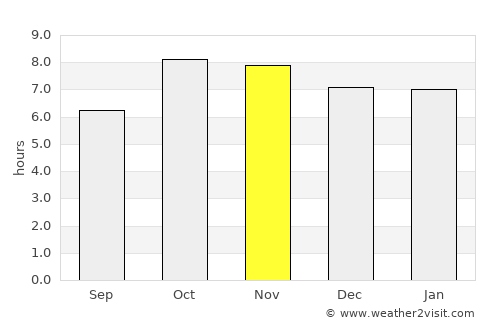 Birendranagar average rain in November