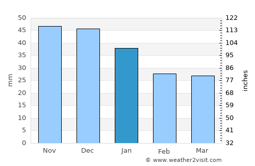 Bobrov average rain in January