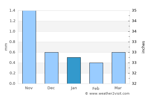 Boosaaso average rain in January