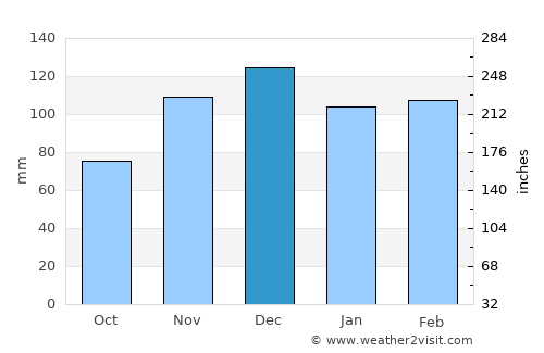 Bowling Green average rain in December