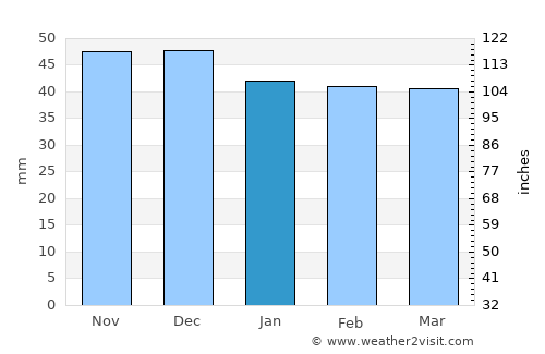Braşov average rain in January