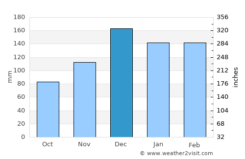 Brookhaven average rain in December