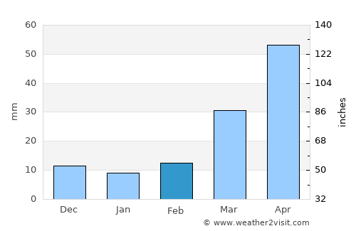 Brookings average rain in February