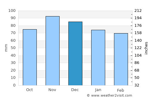 Brownstown average rain in December