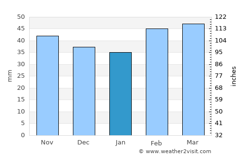 Brownwood average rain in January