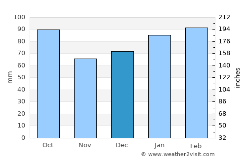 Brunswick average rain in December