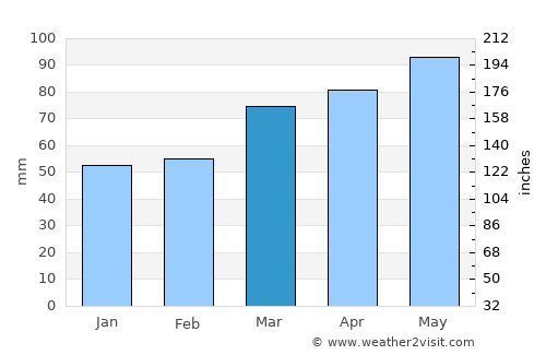Brunswick average rain in March