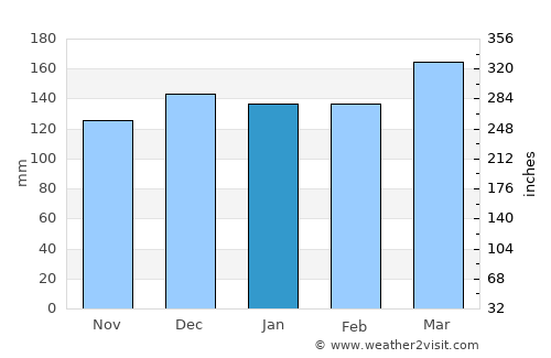 Bryson City average rain in January