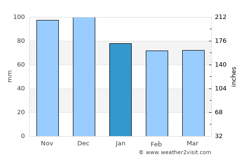 Buffalo average rain in January