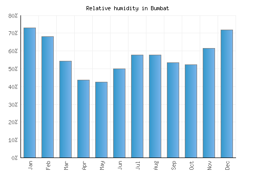 Bumbat relative humidity averages