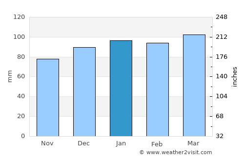 Burgaw average rain in January