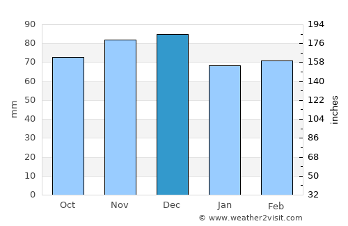 Burke average rain in December