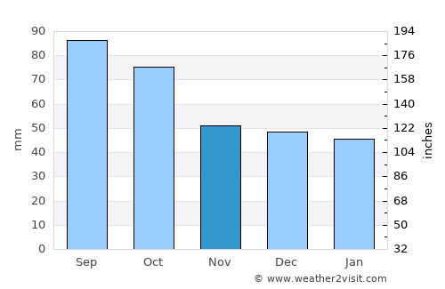 Burleson average rain in November