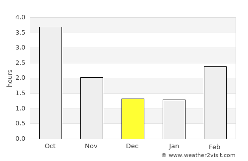 Buschvitz average rain in December