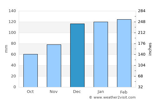 Butler average rain in December