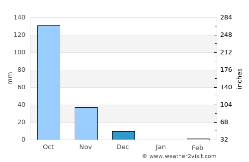 Byādgi average rain in December