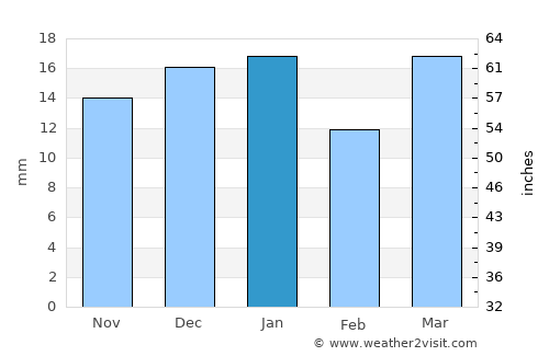 Calgary average rain in January