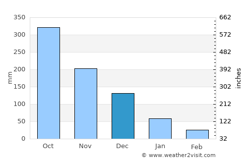 Caminauit average rain in December