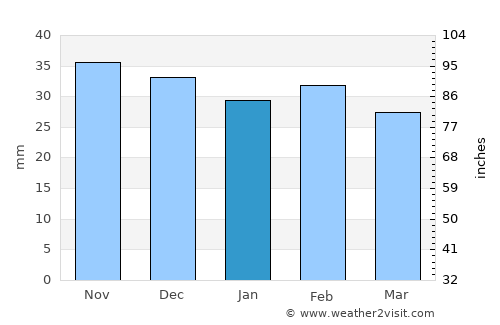 Cantemir average rain in January