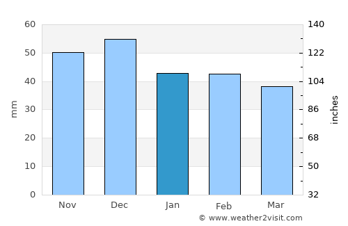 Cărpinet average rain in January