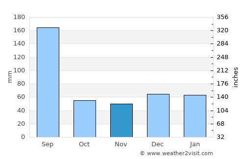 Carrollwood Village average rain in November
