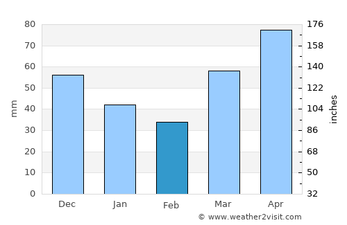 Carson City average rain in February